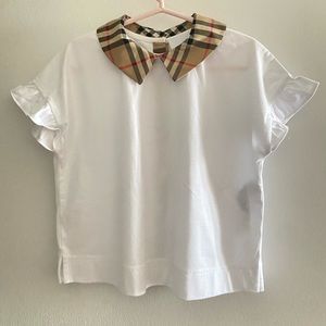 Little Girls Burberry Top Size 6Y